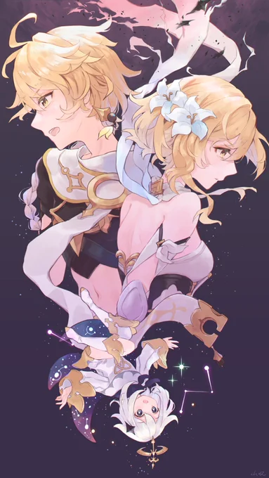 星と深淵 #原神1周年 