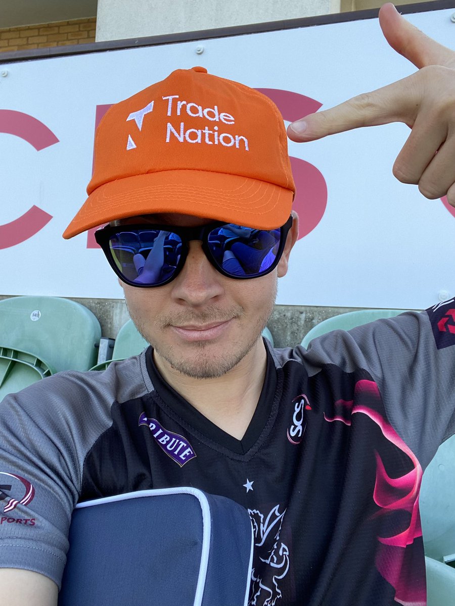 KyranWatts's tweet photo. @SomersetCCC @ItsTradeNation At the ground early for the Somerset vs Lancashire QF sporting my @ItsTradeNation cap. What a night! https://t.co/tGNVbYA588