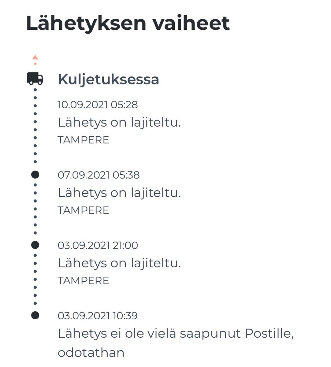 Kolmas kerta toden sanoo. Hyvin lajiteltu on puoliksi perillä 🤦🏼‍♂️ <a href="/Postigroup/">Posti</a>