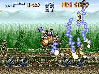 SirArturo3's tweet photo. Otra de las maravillas de #Irem! #GunForceII es el germen de la saga Metal Slug, que salió un par de años después! Así que si os recuerda a esta saga, ya sabéis porque! Un juego trepidante, que no da un segundo de respiro! Es un Juego de Diez!
#Retrogames #PixelArt #Arcade https://t.co/hq0HNJYawD