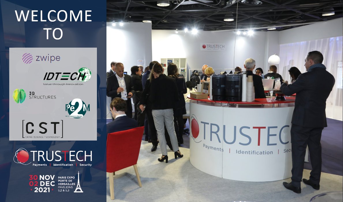 TRUSTECH_Event's tweet image. Welcome @idtechproducts 🇺🇸, @IQ_Structures 🇨🇿, @zwipe 🇳🇴, #CrimeScienceTechnology 🇫🇷 and #PE2M 🇩🇪 among our #TRUSTECH2021 exhibitors, 30 Nov - 2 Dec in Paris!
Book your stand bit.ly/3A1V43p
Get your free badge bit.ly/3E4WjBd

#payments #Identification #Security