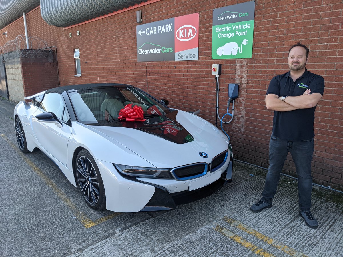 Clearwater Cars on Twitter "Jamie with this BMW i8 is on its