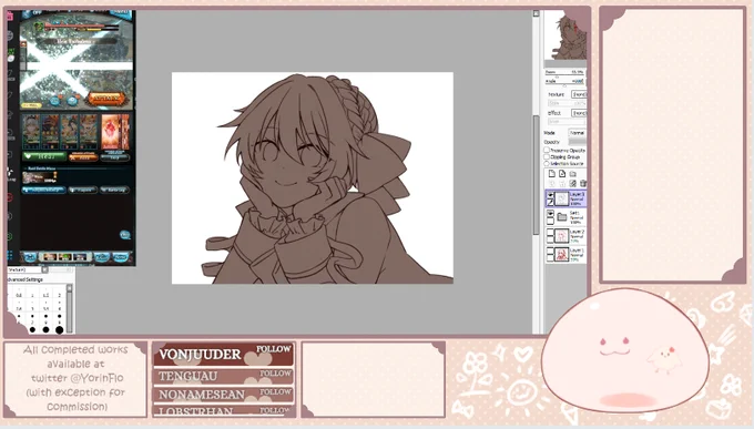 working on commissions today cus tmr got another plan on set, while also plowing through gbf's gw

https://t.co/1NIp4X9nbZ 