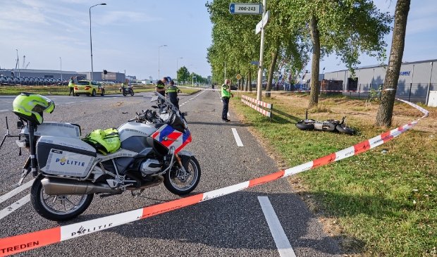 Motorrijder omgekomen bij ongeval in Moerdijk