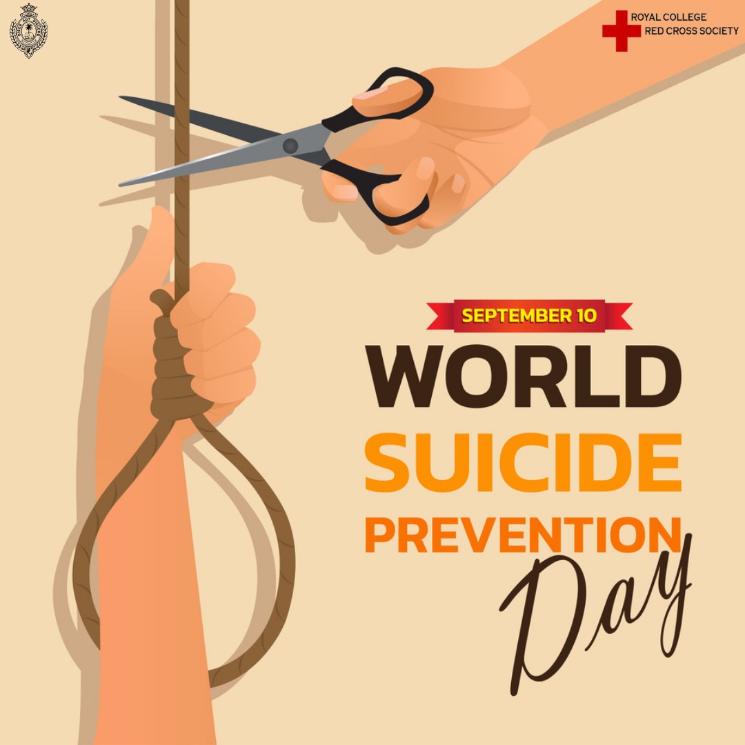 RCRed_Cross's tweet photo. World Suicide Prevention Day is held on September 10, 2021. It is an awareness day which is observed every year, in order to provide worldwide commitment and action to prevent suicides, with various activities around the world. 

#GLARINGDAYS
#RCRCS https://t.co/6VWXPOyEp2
