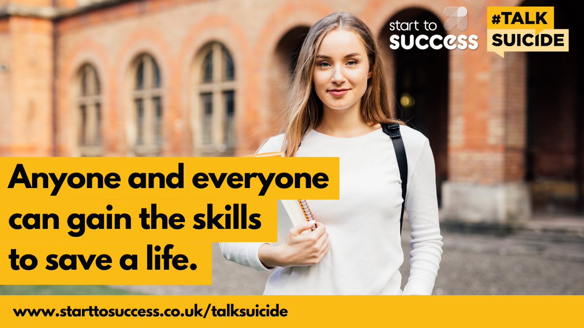 StarttoSuccess1's tweet photo. Today we share the #TalkSuicide campaign as part of #WorldSuicidePreventionDay. #TalkSuicide raises awareness about how to talk to someone who might be suicidal, signs to look out for, myth-busting &amp; signposting to support services. 

Together we can prevent suicide. https://t.co/lQoxJ8jPeh