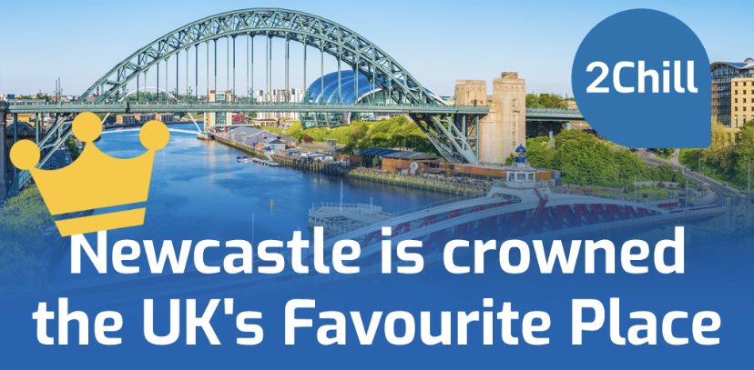 ChronicleLive's tweet image. It’s official - Newcastle is @eatdrinkdochill’s Favourite Place in the UK 🤩🎉
