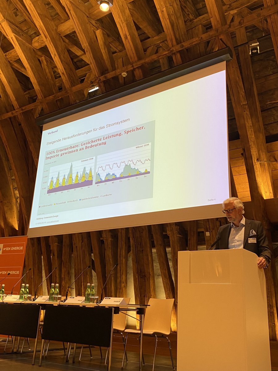 Der Ausbau von Infrastruktur und Schaffung von Flexibilitäten nicht nur Thema im Journal um 8 Uhr sondern auch bei der Internationalen Energiewirtschaftlichen Tagung auf der ⁦<a href="/eliTUWien/">TU Wein</a>⁩ mit <a href="/oeenergie/">Oesterreichs Energie</a> Präsident Strugl
