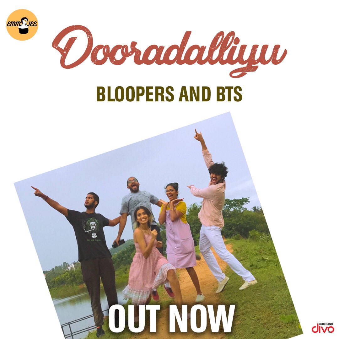 divomovies's tweet photo. Check out this super fun bloopers and BTS of #Emmjee’s #Dooradalliyu music video😆, streaming now on her YT channel.
Link - https://t.co/naoUpV1FCP
#VivekPraveen #Sharath #NihalPasha
#RapMusic #HipHop #Rap #NewSong #ComingSoon #Indie #Rapper https://t.co/NpvUby7fiM