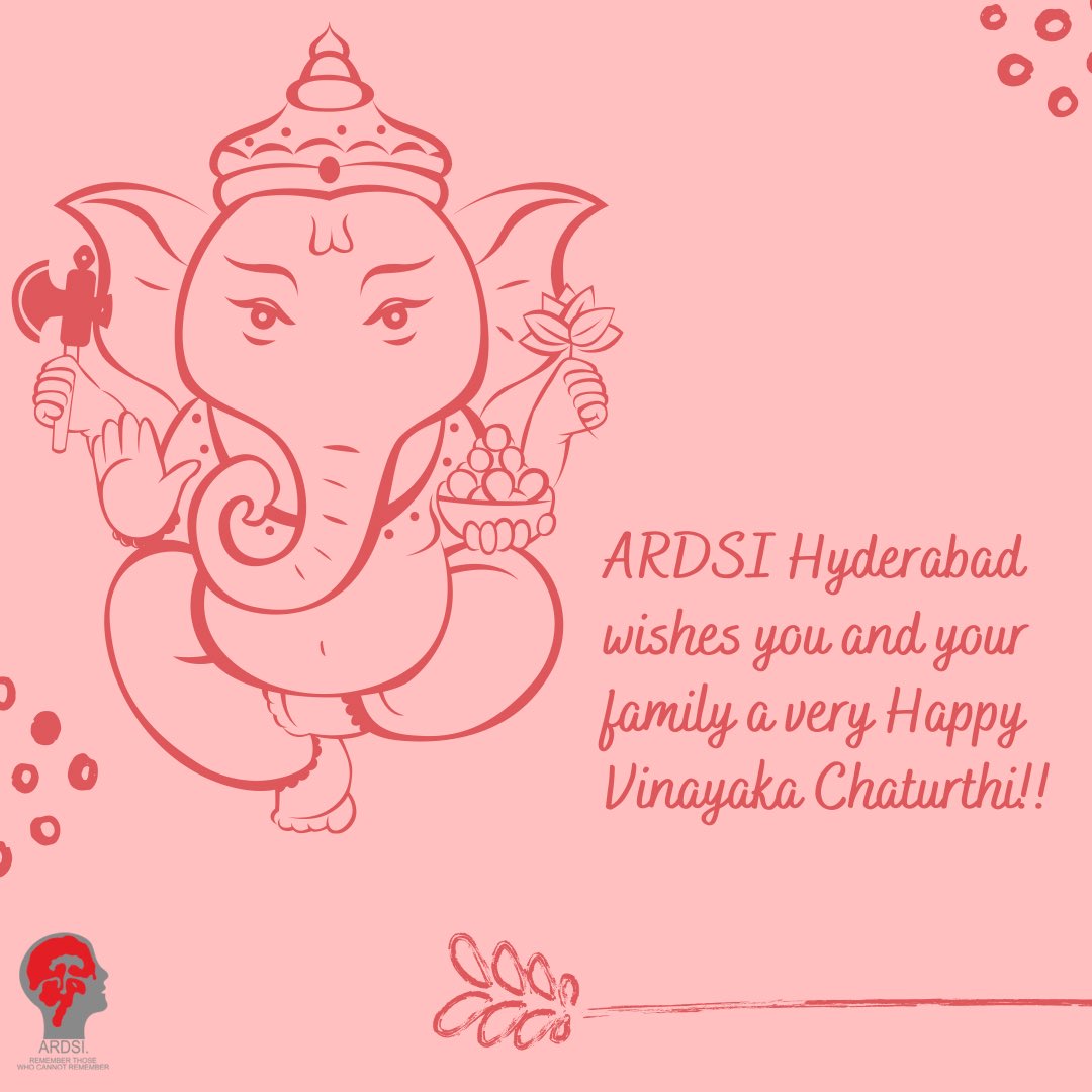 A very Happy Vinayaka Chaturthi to you and your family!
- Team ARDSI Hyderabad