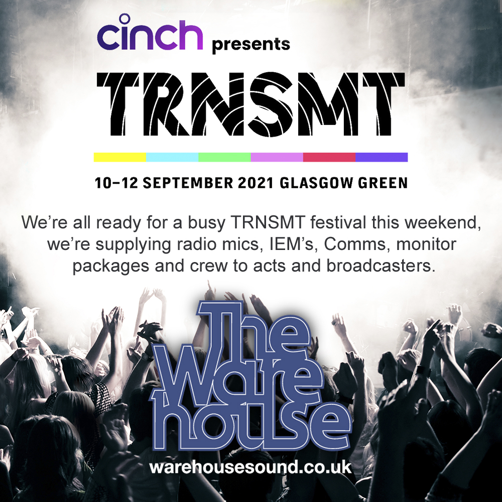 WH_Sound's tweet photo. We’re all ready for a busy TRNSMT festival this weekend, we’re supplying radio mics, IEM’s, Comms, monitor packages and crew to acts and broadcasters. https://t.co/MMEm8BE8Nm