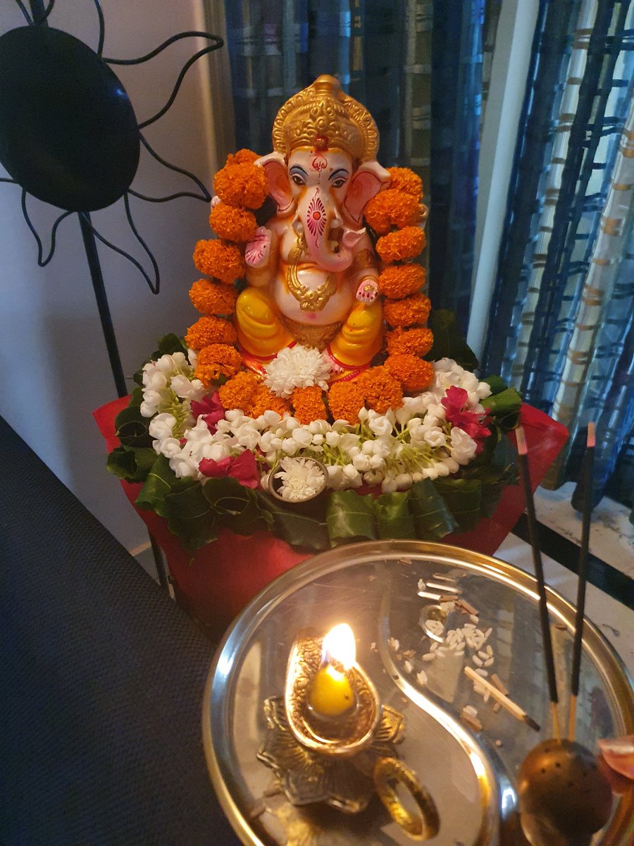 anjalimn's tweet image. Ganpati Bappa Morya! 🙏🙏