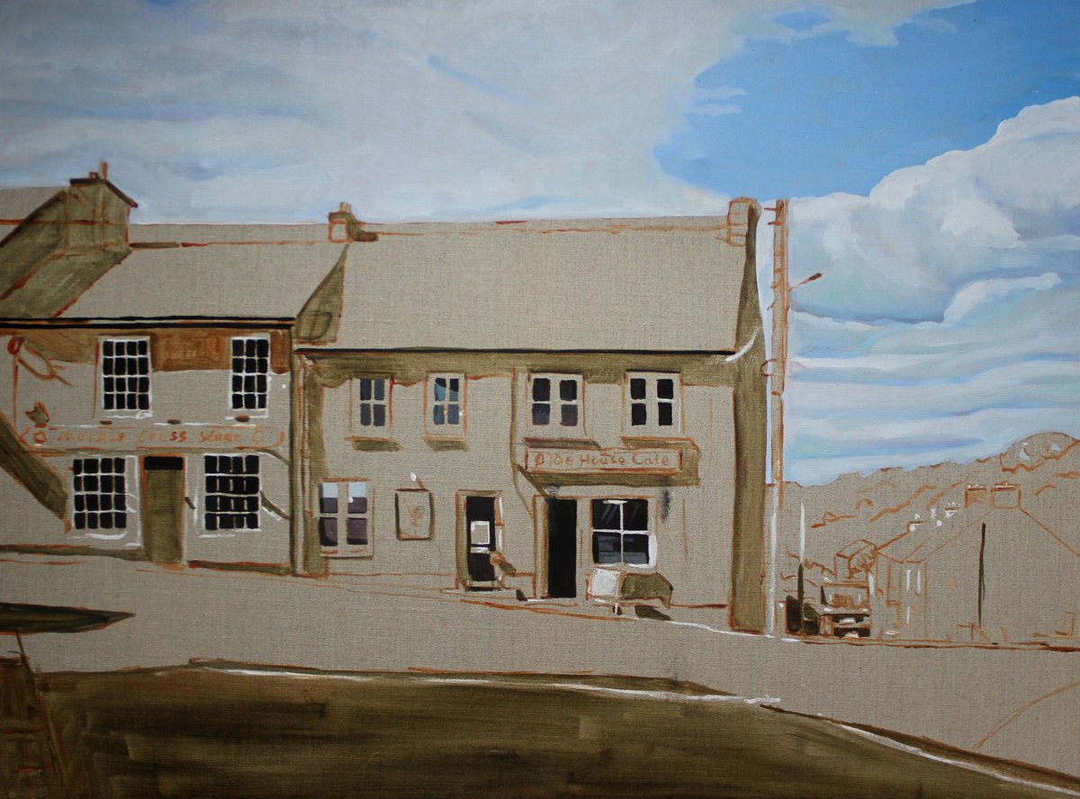 "Ramelton" is my latest work in progress - an oil painting of the beautiful town of #Ramelton, in #Donegal #Ireland #WildAtlanticWay #wip