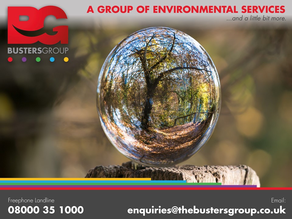 The Environmental Services Experts

The Busters Group are facilities management experts. 

For all your environmental issues contact our freephone no today: 08000 35 1000

#environment #FacilitiesMgmt #businessowner #Businesses #WestMidlands #birminghamuk