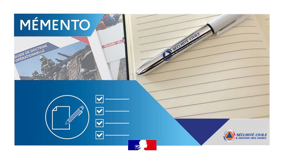 SecCivileFrance's tweet photo. 🆕 💡Le #corpusdoctrinal à l'usage des services d'incendie et de #secours s’adapte à l’évolution des risques et des menaces. 
Vous souhaitez participer à sa déclinaison dans vos territoires ? Un mémento à l'usage des rédacteurs vient de paraître 👉 https://t.co/7rplUH6HQq https://t.co/8Kwd7dpA0O