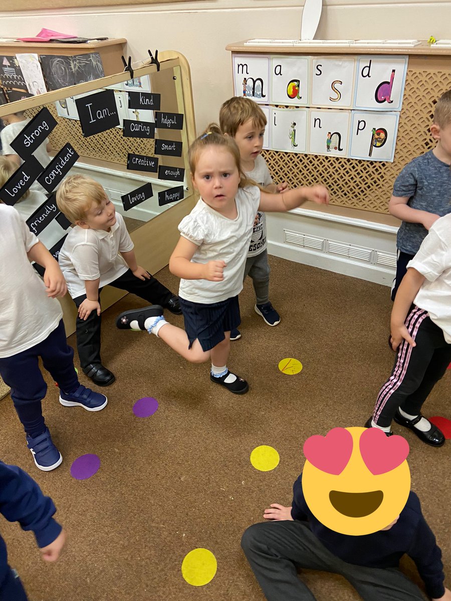 EgremontEYFS's tweet photo. It’s Fit Friday! Can you guess how we’ve warmed our muscles up this morning? #cbeebies #boogiebeebies #fitfridayfun ☺️ https://t.co/9N8cVZCdaB