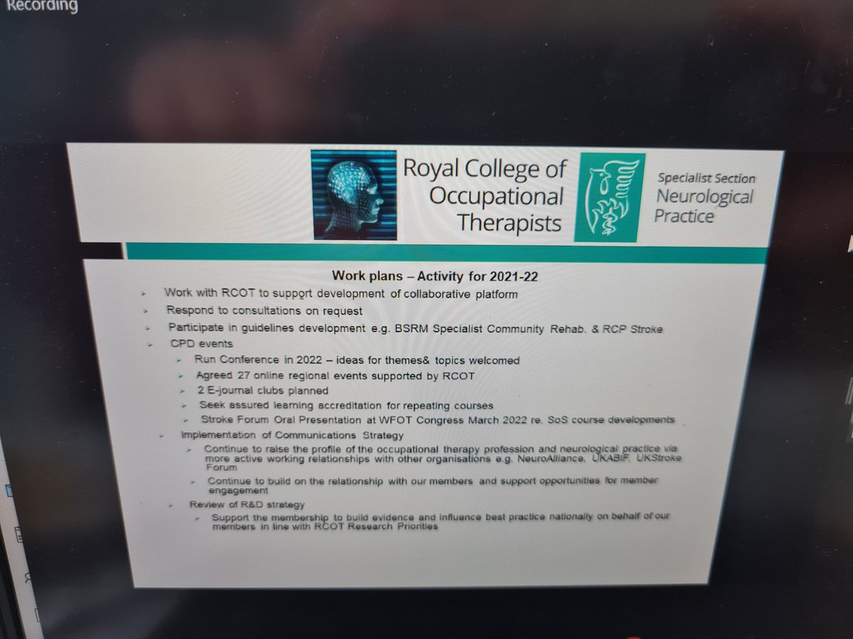 lynne main (@lynne_ot) on Twitter photo Great to hear about the work plans for our specialist section #SSNP21 <a href="/RCOT_NP/">RCOT Neuro Practice</a> Great to hear about the work plans for our specialist section #SSNP21 <a href="/RCOT_NP/">RCOT Neuro Practice</a>