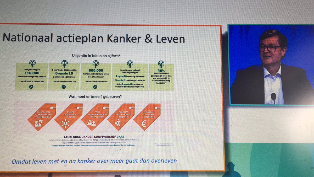 Hoe kunnen we iets wat zo eenvoudig en vanzelfsprekend lijkt nu goed inregelen? Jourik Gietema over de uitvoering van het nationaal actieplan kanker en leven #taskforcecancersurvivorshipcare #levenmetkanker <a href="/IKNL/">IKNL</a> <a href="/NFKkanker/">NFK</a> <a href="/kwf_nl/">KWFKankerbestrijding</a>