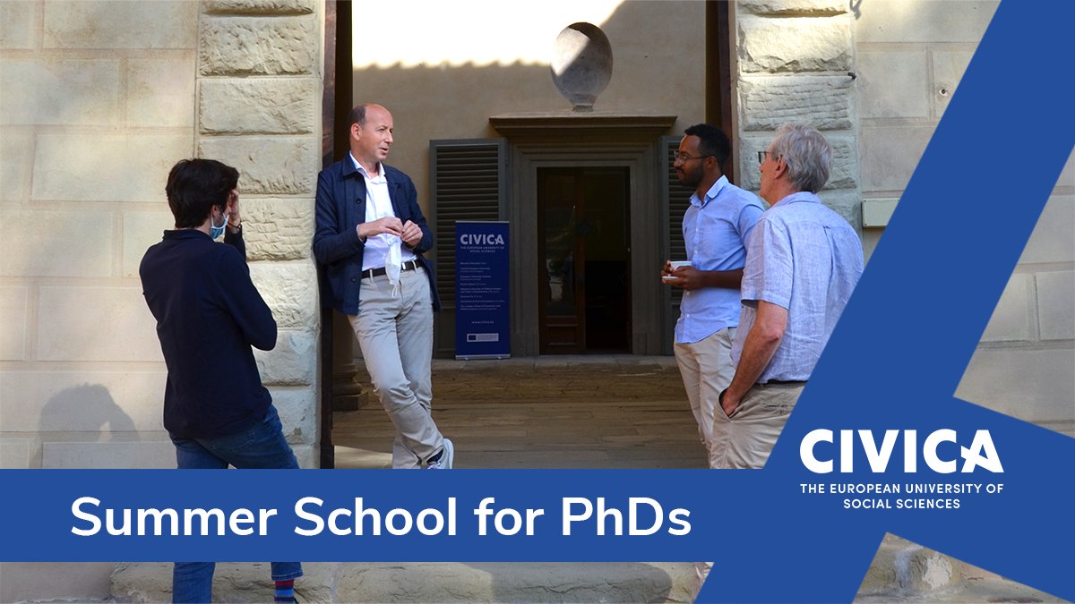 CIVICA_EU's tweet photo. Yesterday the first #CIVICASummerSchool came to an end!

PhDs from CIVICA unis engaged in a fruitful interdisciplinary conversation with leading scholars in European integration

Thanks to @EUI_EU for hosting us on their campus
➡ https://t.co/hx0Pej4wyy https://t.co/24A2cInnCL