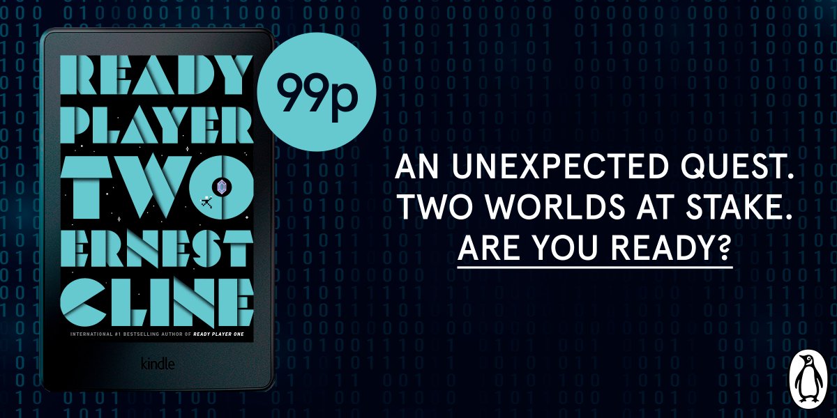 AN UNEXPECTED QUEST. 
TWO WORLDS AT STAKE. 
ARE YOU READY? 

The bestselling sequel to the worldwide phenomenon #ReadyPlayerOne is just 99p for today only in eBook!

Get it here: https://t.co/Eiuf4gAIW6 https://t.co/TkNaVikK0O