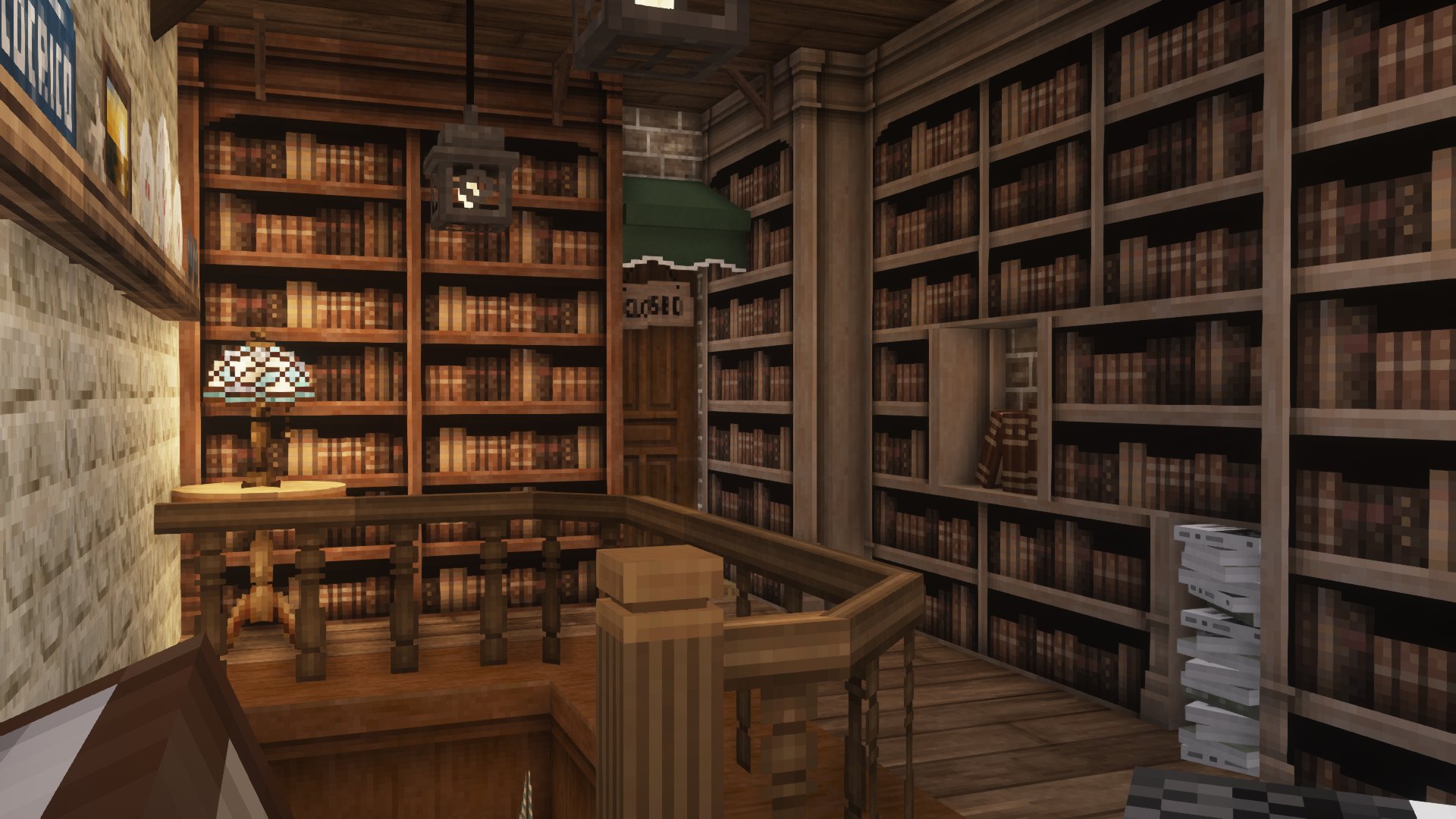 モカ Mocha 小さな本屋の内装 Minecraft Cocricot ハルジオンクラフト T Co Gyi3v4syvx Twitter