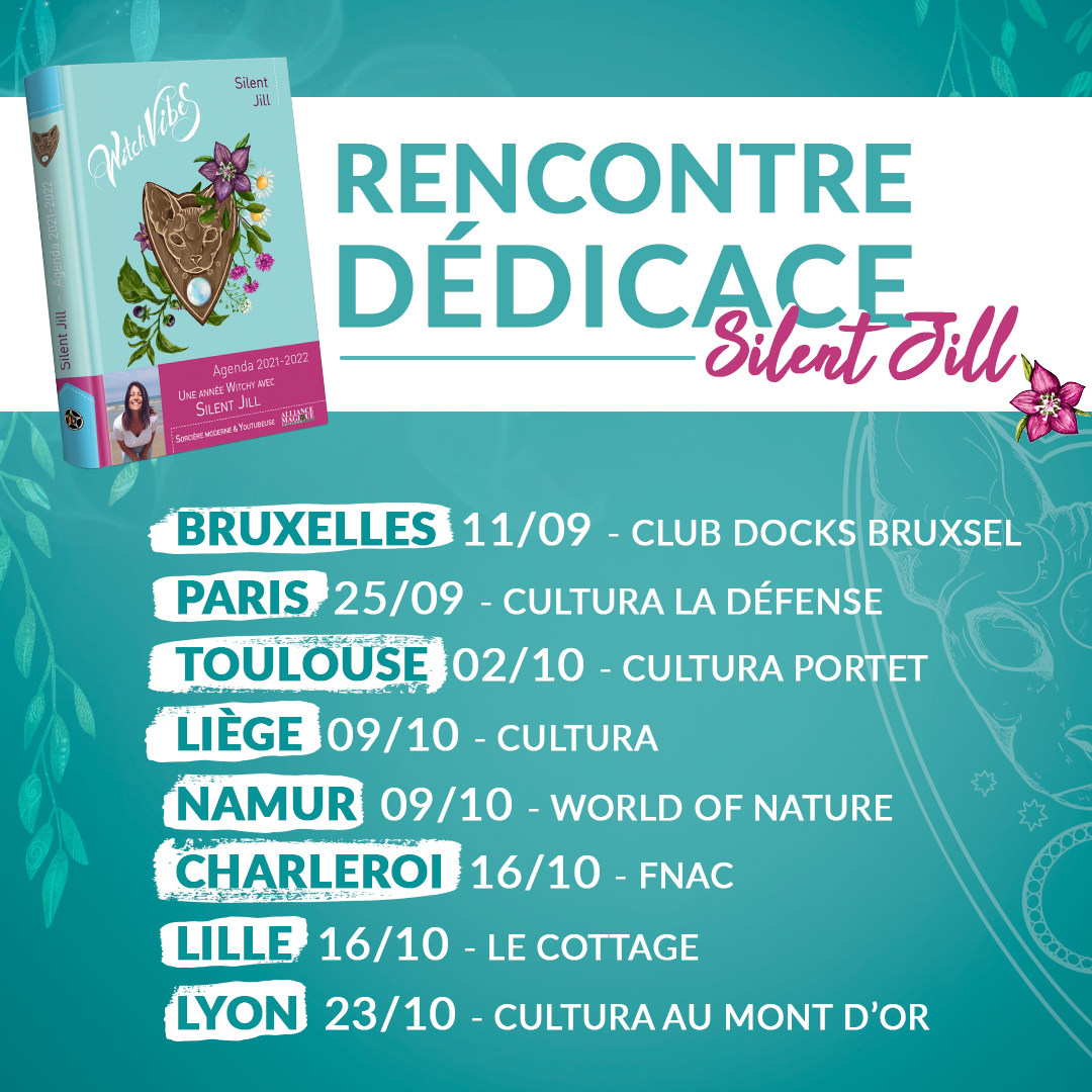Retrouvez <a href="/JillRTL/">Silent Jill</a> ce samedi, à Bruxelles, en rencontre-dédicace, de 15h à 20h 🥰