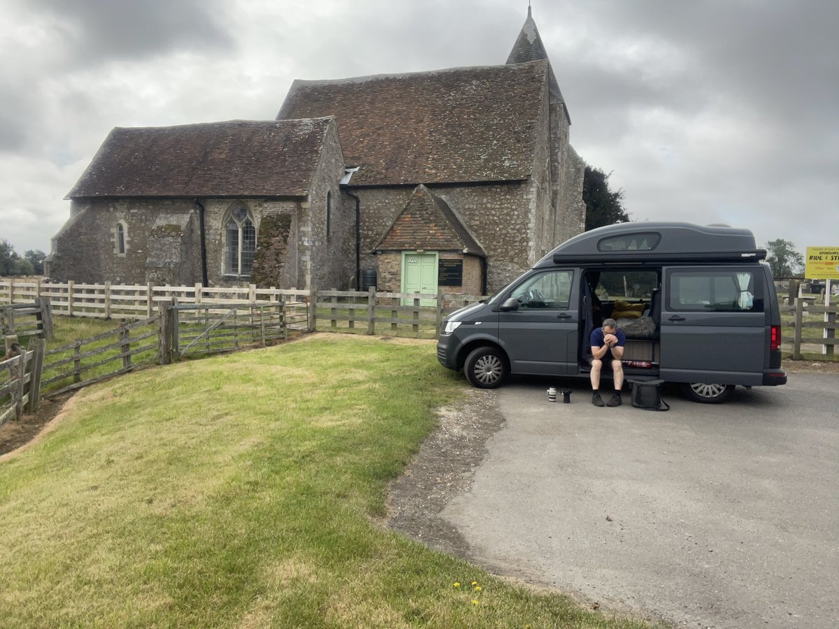 fotofacade's tweet image. Coffee break at St. Clement’s, Old Romney this morning. @MarshChurches @5thContinent