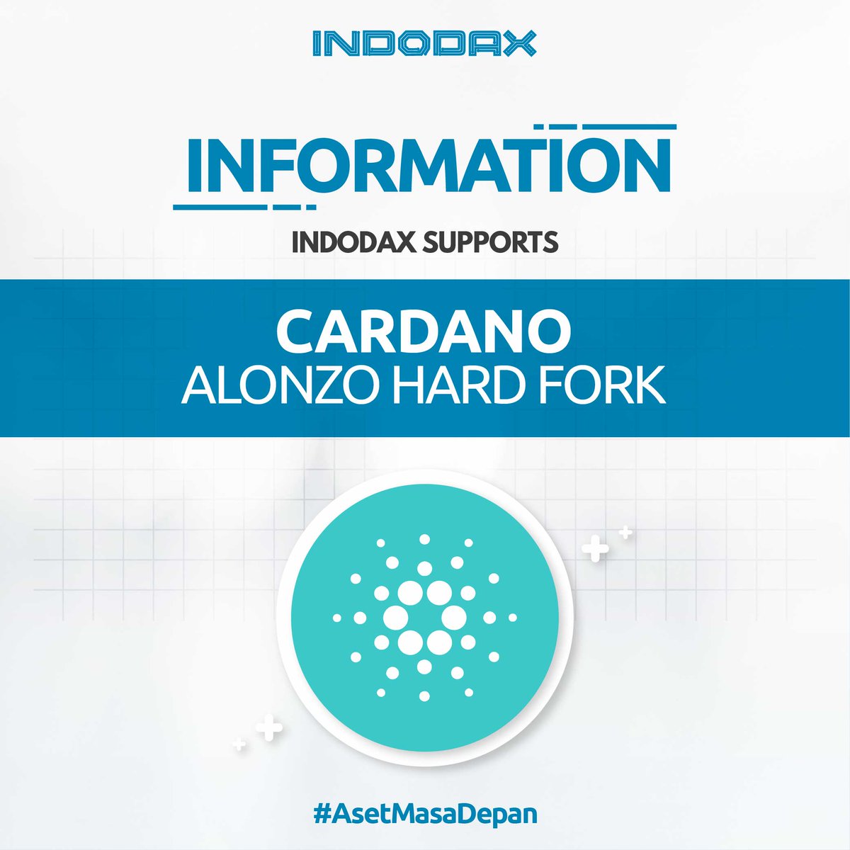 Indodax ingin mengkonfirmasi dukungan untuk Alonzo hard fork Cardano Network (ADA) yang akan datang.

Informasi selengkapnya blog.indodax.com/indodax-suppor…

#indodax #asetmasadepan
