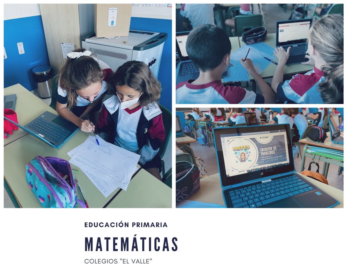 ColegiosElValle's tweet photo. Nuestros alumnos de #6EPD han comenzado a crear #ProblemasMatemáticos 💭🧑💻
#ColegiosElValle #EducaciónPrimaria #Matemáticas #SCH https://t.co/Jw8jgNfSky
