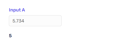 nocodebible's tweet photo. ๐จโ๐ซ Learn Bubble: What does the ":floor" operator do?
The ":floor" operator rounds a number to the nearest integer.
Learn more for FREE ๐ https://t.co/Ff8kSb0ukI
#NoCode #bubbletip https://t.co/eKf7sE1BmP