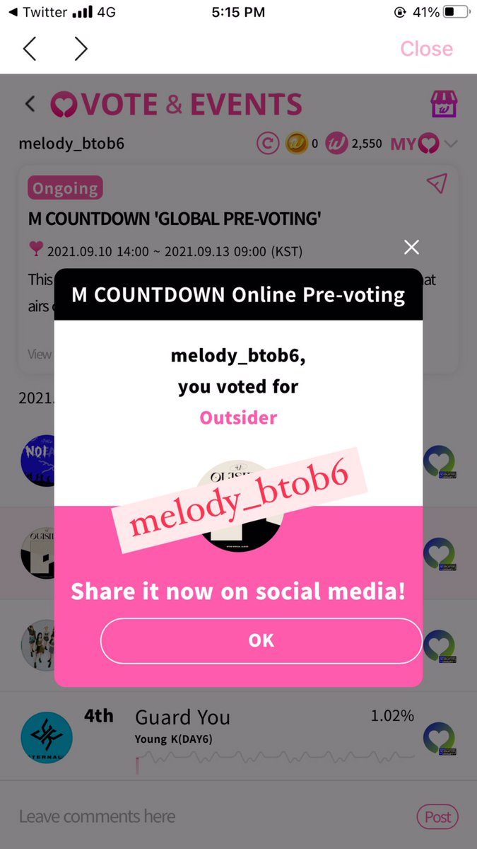 melody_btob6's tweet photo. @BTOBmelodyMY entry 23,24,25:

#OUTSIDER #4UOUTSIDE 
#BTOB_COMEBACK_OUTSIDE 
#BTOB https://t.co/mIK0X8KKZU