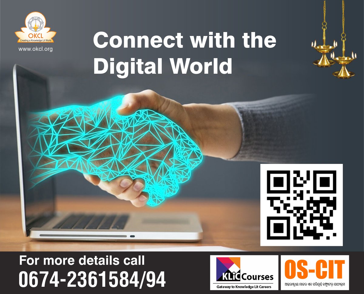 odisha_okcl's tweet photo. OS-CIT is the key to the new-age Digital World! Enroll today!
#okcl #oscit #letslearncomputers #21stcenturyskills #learningcompanion #elearning #odisha #digitalskills #computercourse #freelancing https://t.co/RAPd9o0toh