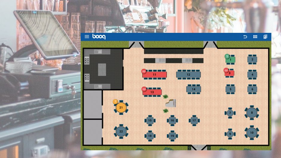 Zon of regen? 🌦  Met de kassa software van booq POS kun je tafels snel van buiten naar binnen (of andersom) verplaatsen. Je versleept de tafel eenvoudig van de ene plattegrond (terras) naar de andere plattegrond (restaurant). Meer info 👉 bit.ly/3yYYov4 #featurefriday