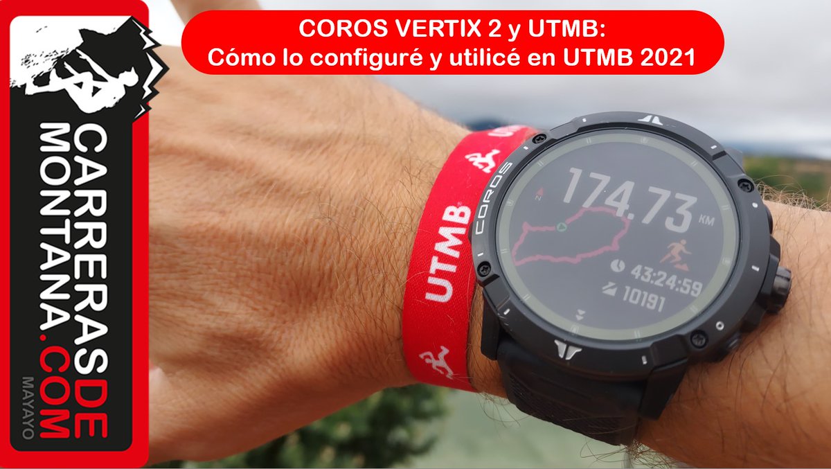 Nuevo!! COROS VERTIX 2 Y UTMB. Como configuré y usé el <a href="/corosesp/">Coros España</a> VERTIX 2 para entrenar y participar en <a href="/UTMBMontBlanc/">HOKA UTMB® Mont-Blanc</a> 2021.
Estreno 13.30 en YOUTUBE.COM/MOXIGENO