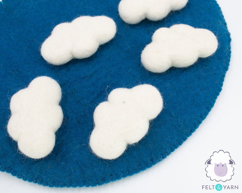 feltnyarn's tweet image. Don't we all love the beautiful fluffy clouds up in the sky? ☁️✨

These cute felted clouds could be perfect for any kind of decors, garlands, and craft supplies.

etsy.me/3hknfDt
.
.
#feltcloud #feltcraft #craftsupplies #diycraftsupplies #DIY