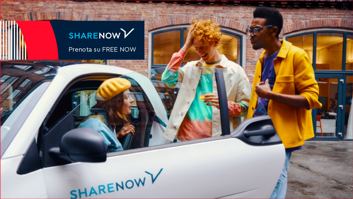 Great news 🎉  Finalmente le auto di @ShareNow_global sono disponibili in app a Milano, Roma e Torino 🚗  Get there your way!  Più info 👉🏻free-now.com/it/carsharing/
#carsharing #sharedmobility