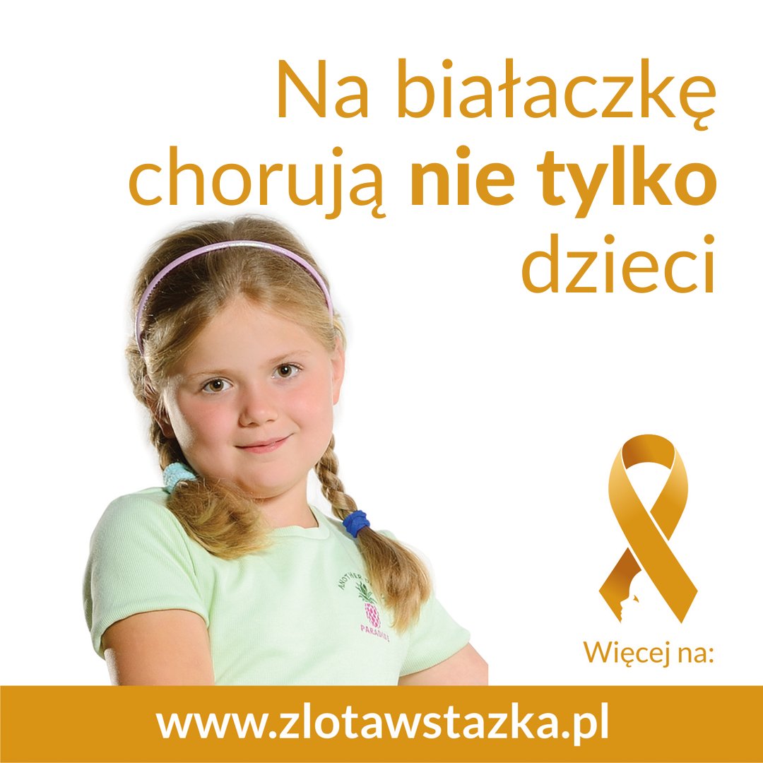 Czy na białaczkę chorują tylko dzieci❓ NIE❗ TO MIT❗

Więcej ciekawostek, faktów i  mitów o białaczce: zlotawstazka.pl

--
#zlotawstazka 🎗 #onkologia #białaczka #wiedza #nauka #medycyna #fakty #mity
-
Cały wrzesień mówimy o białaczce.
Posłuchajcie. Warto wiedzieć.