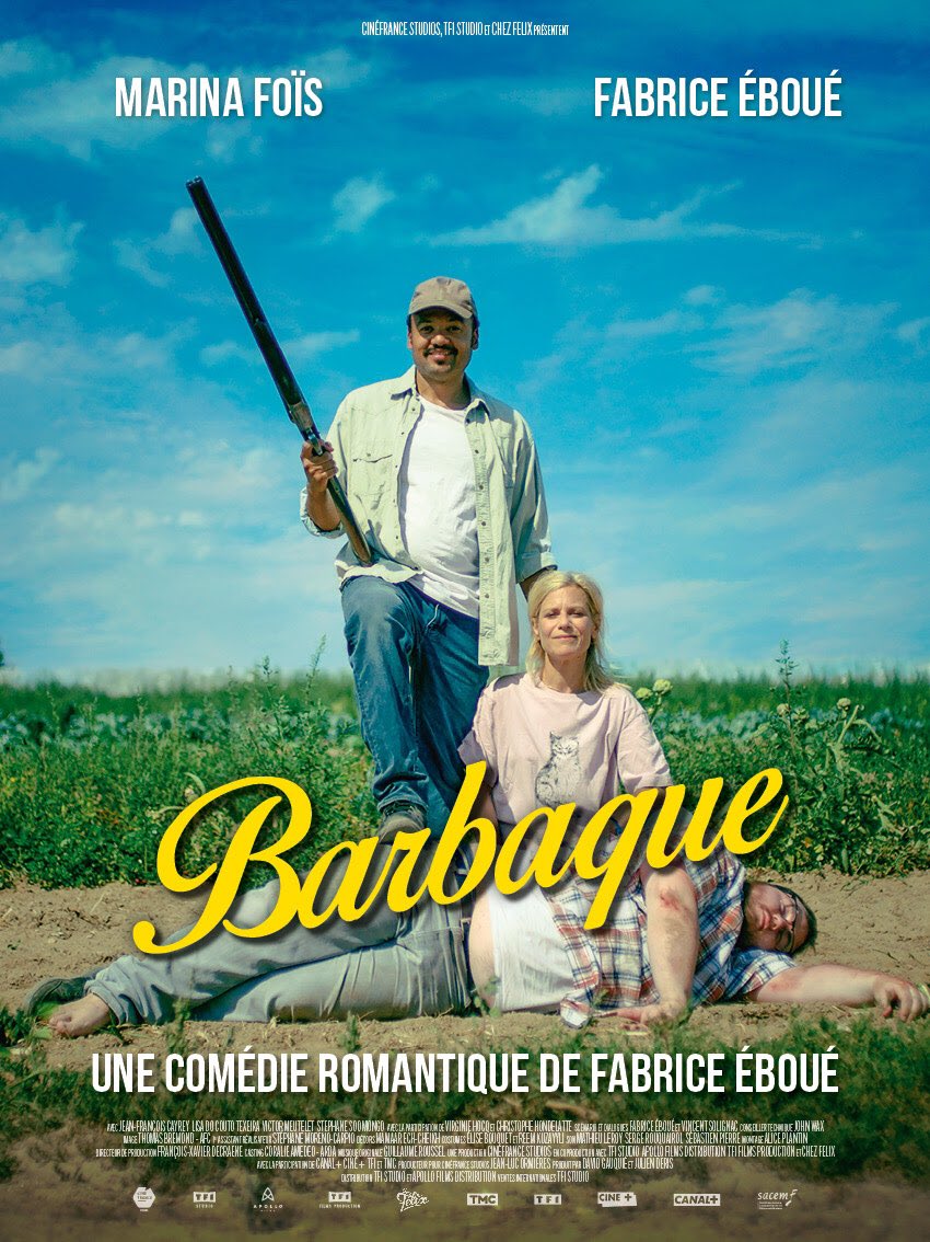 AlloCiné on Twitter: &quot;Voici l'affiche de la nouvelle comédie mordante de  Fabrice Eboué, #Barbaque, avec Marina Foïs. Sortie le 27 octobre… &quot;