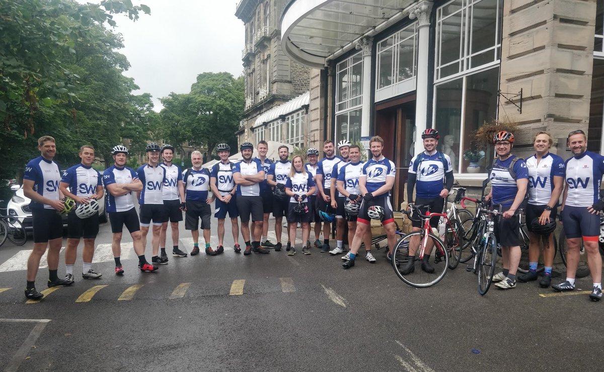 And they're off! Our annual charity bike ride is back and we're so pleased to be cycling for Sue Ryder in memory of our colleague David Chary who passed away last year. You can read more here: justgiving.com/fundraising/sw…