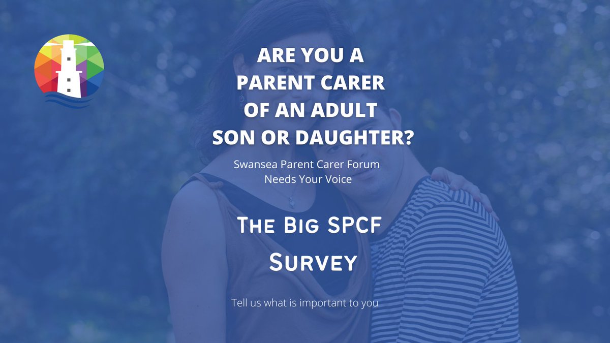 Are you a parent carer to a disabled adult son or daughter?

🗣️Please add your voice to our first ever Big Survey for Swansea parent carers:

tinyurl.com/SPCFbigsurvey

#SPCFbigsurvey #parentcarers #AdultSocialCare #lifetimeofcaring #Swansea