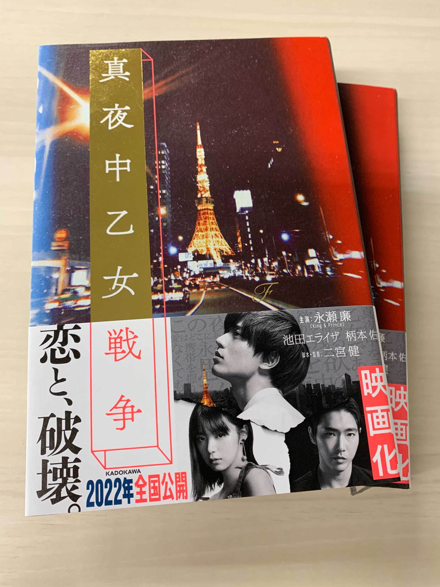 真夜中乙女戦争 フライヤー2種類 永瀬廉×池田エライザ×柄本佑が描く青春ダークエンタテインメント