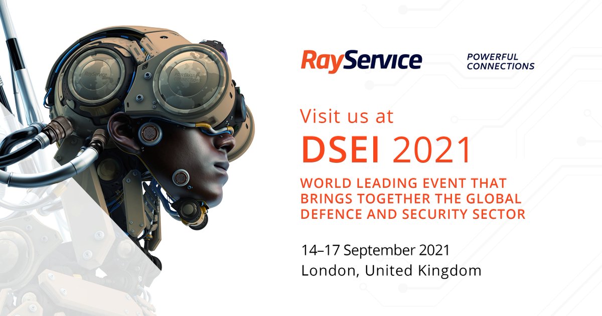 Dear business partners, we look forward to seeing you at the DSEI 2021 exhibition in London, which takes place on 14–17 Sep 2021. Visit our stand (hall H4, stand 212).
#RayService #DSEI2021 #DSEI