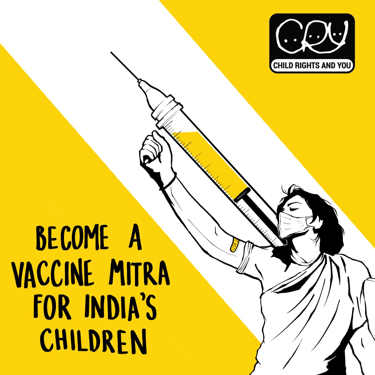 CRYINDIA's tweet photo. #UnitedAgainstCOVID

Thank you Kuheli Bhattacharjee for your interesting take on the importance of spreading vaccination awareness. It's such a fun way to get everyone involved. https://t.co/1cZDuiHiIn