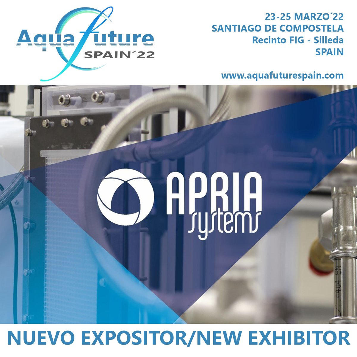 Nuevo expositor en aquafuturespain.com, desde Cantabria, ESPAÑA, APRIA SYSTEMS una compañía de consultoría e ingeniería que ha desarrollado un innovador proceso para el tratamiento y reutilización de agua marina o salina.