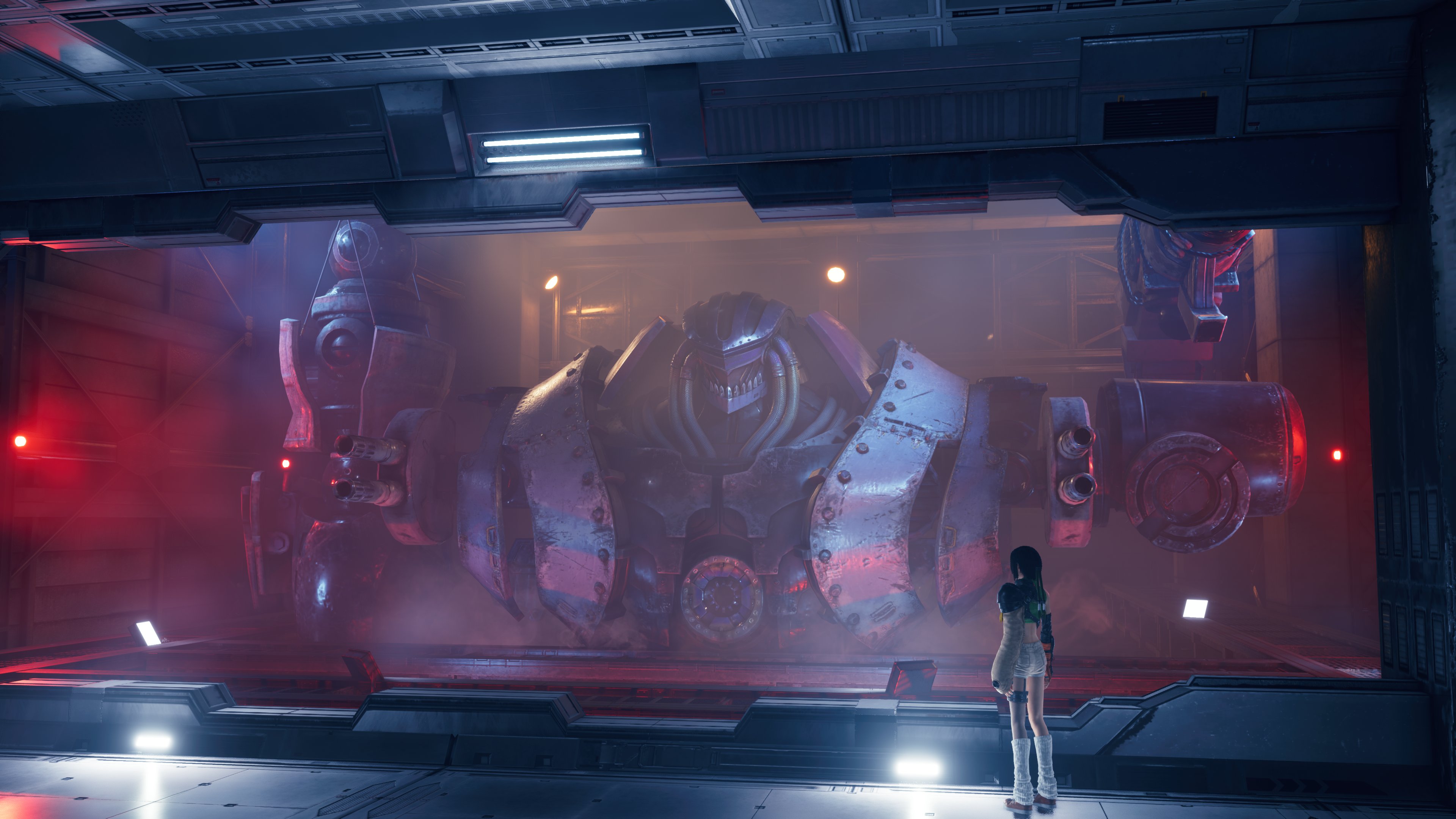 Ffvii Remake 小ネタ この零号機はオリジナル版に登場した 神羅最強兵器プラウド クラッドのプロトタイプ的な存在です Episode Intermissionでは 神羅ビルのどこかで整備中の様子が見られるかも Ff7r Ff7r Inter T Co