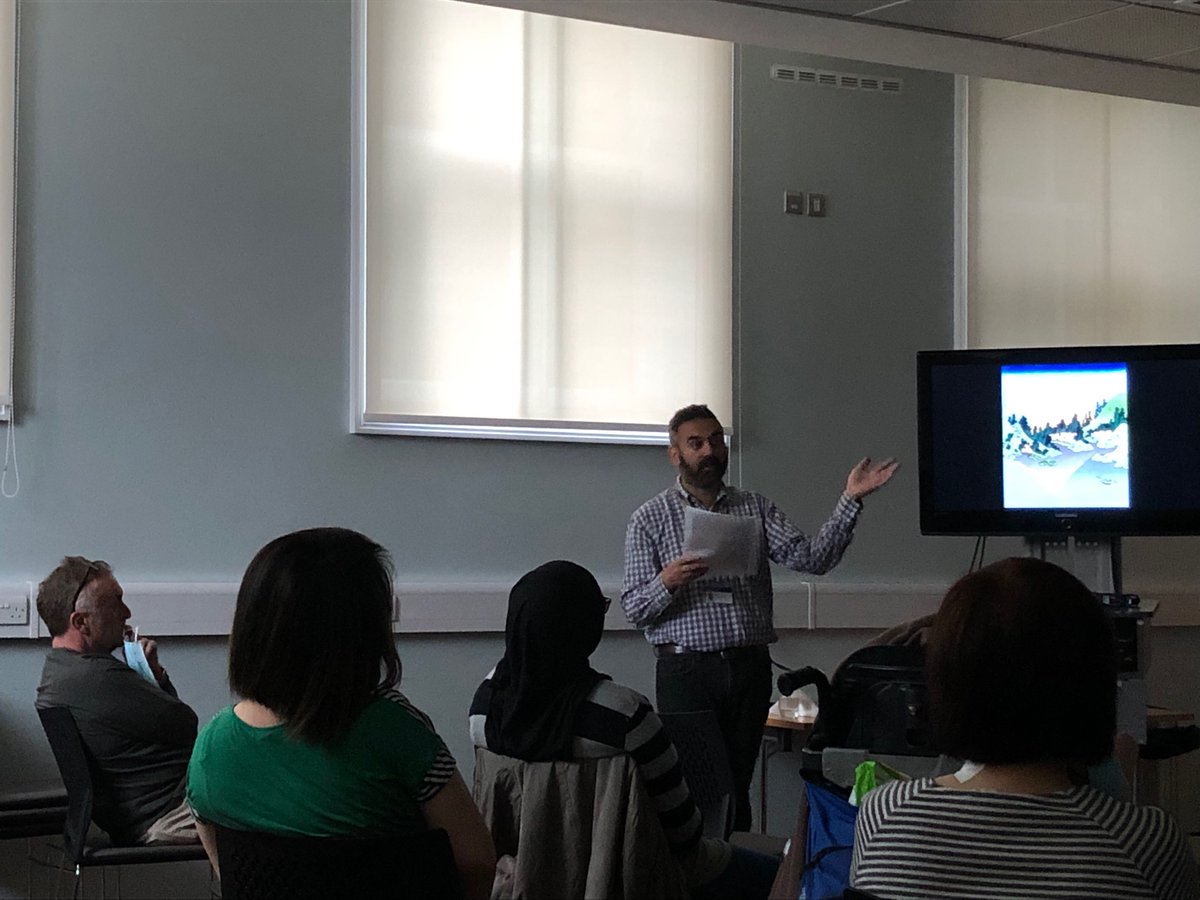 CuratorMarek's tweet photo. Great to welcome some people back at the #SociableHistoryClub @LeedsCityMuseum today! The ace Adam Jaffer talking about ‘Making Japan’ @LeedsMuseums https://t.co/ZQXHIdU6En