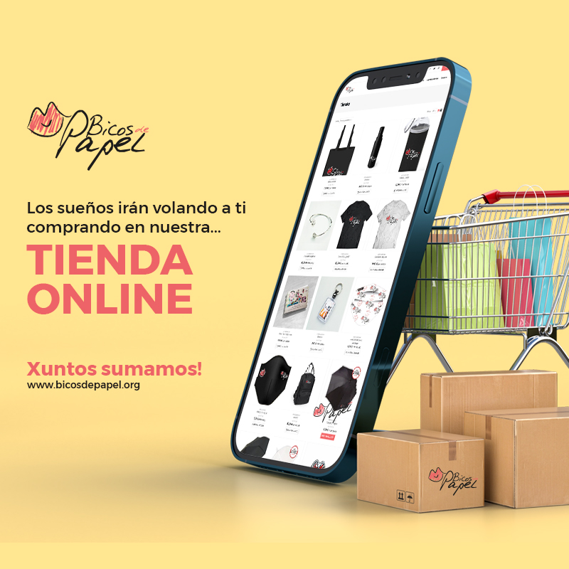 Los sueños irán volando a ti comprando Bicos de Papel en nuestra Tienda Online.

bicosdepapel.org/tienda/

#BicosDePapel #LuchaContraElCancerInfantil #XuntosSumamos #tienda #regalo #solidario #amor