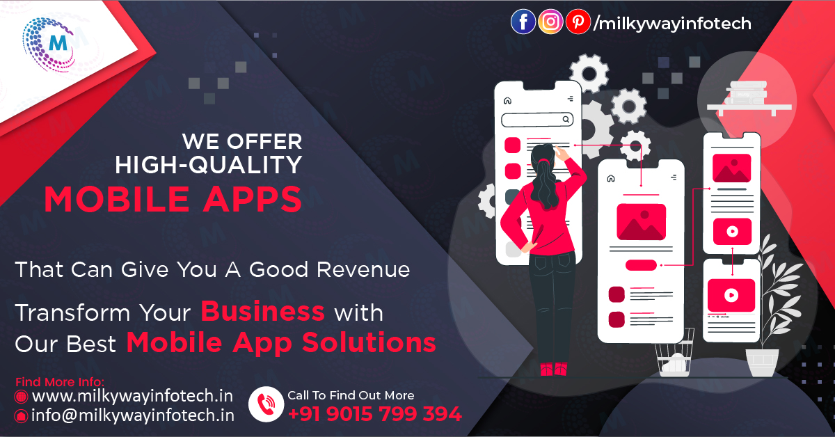 milkywaymds2's tweet photo. At #MilkywayInfotech, we are offering a wide range of customized #mobileapps to provide your business a good revenue.
https://t.co/TzAGpVHnvU
.
#AppDevelopment #technology #developer #software #softwaredevelopment #itcompany #ecommerce #business_app #development #webdesign https://t.co/kdXFekhNmF