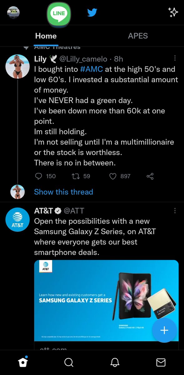 Nit3fall's tweet image. Lmao looks like they're trying to stick more shills in with us, this is good for #AMC $AMC #AMCSqueeze