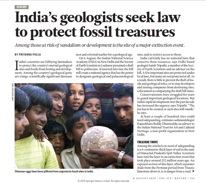DrSatishCTripa1's tweet photo. Strange that Governments are happy in tapping Earth's rich resources for economic growth but not ready to protect and conserve Earth's natural heritage for GenNext #LawForGeoconservation @narendramodi @JoshiPralhad @kishanreddybjp @MinesMinIndia @tourismgoi @PrinSciAdvGoI https://t.co/lLYlOxYBdA